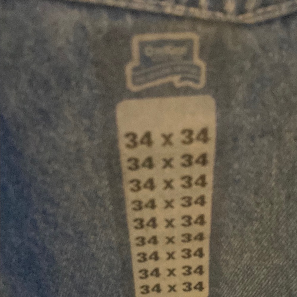 Vintage OshKosh Men's Blue Denim bib  Overalls - Picture 10 of 10